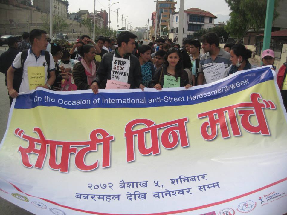 4.18.15 Activista Nepal - Safety Pin March2