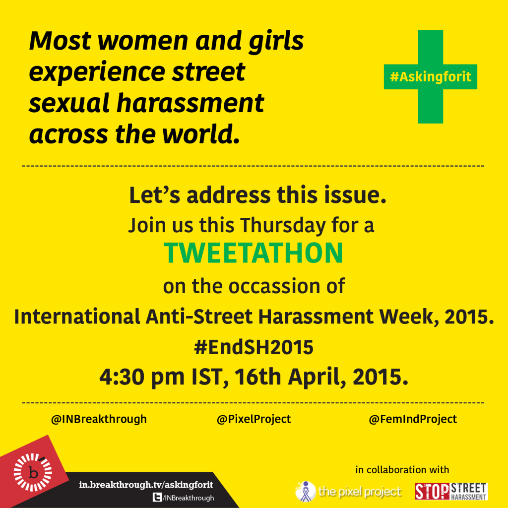 Today's Events April 16 Stop Street Harassment