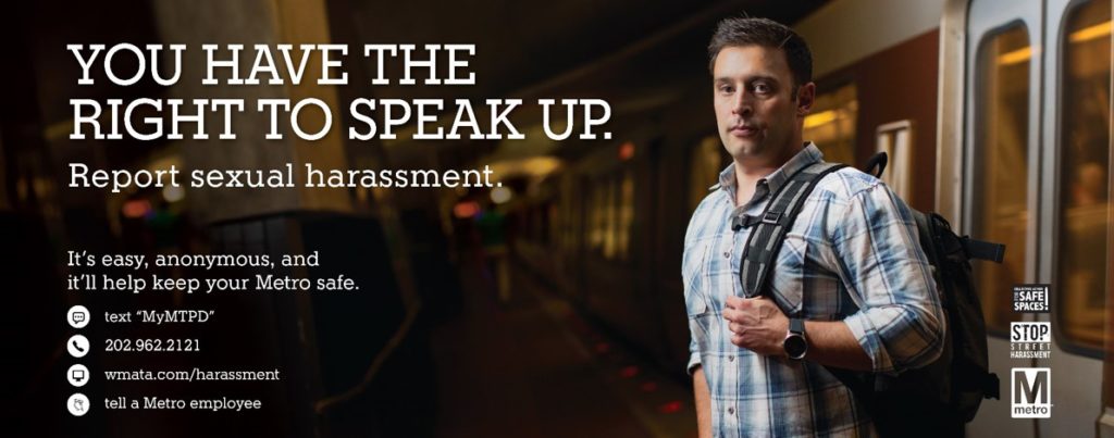 WMATA harassment transit ad